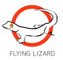 flyingLizard CMYK Logo With Border